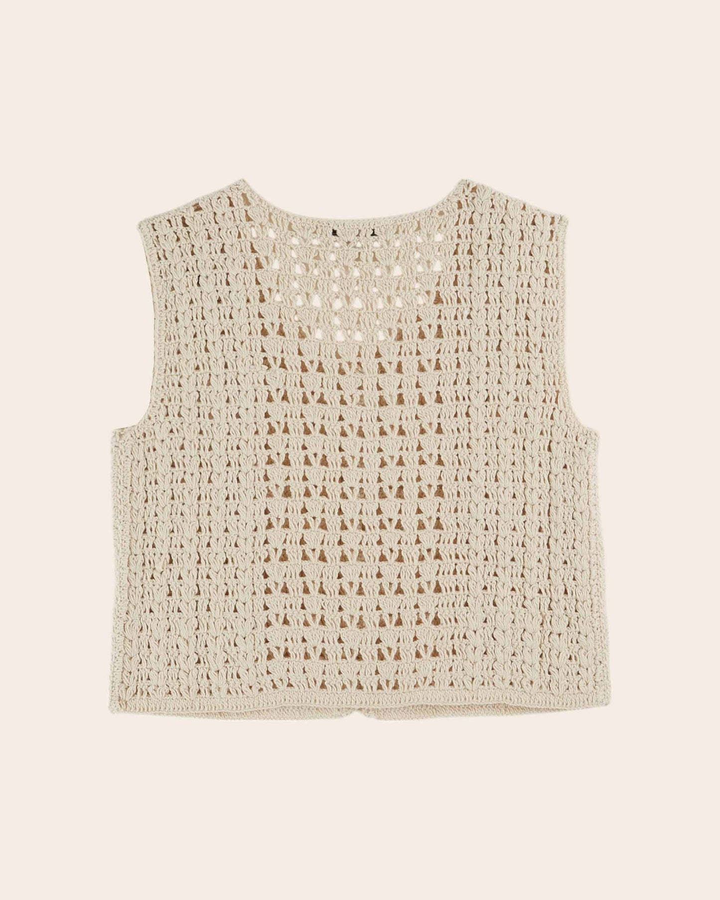 Crochet Rose Vest