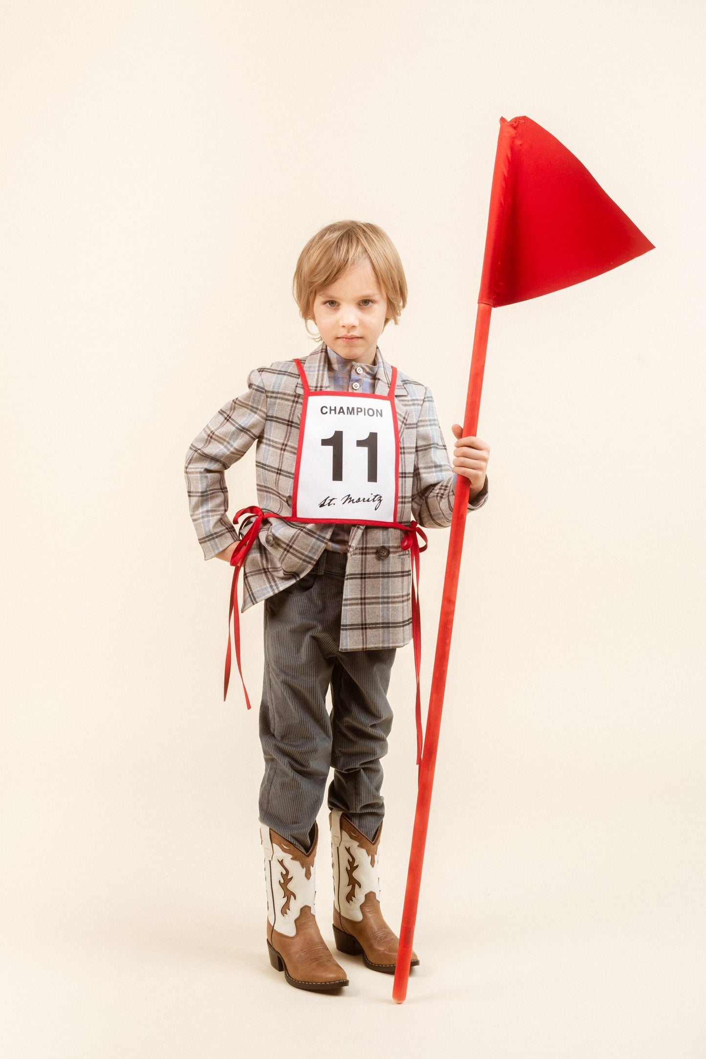 Corduroy Paper Bag Trousers