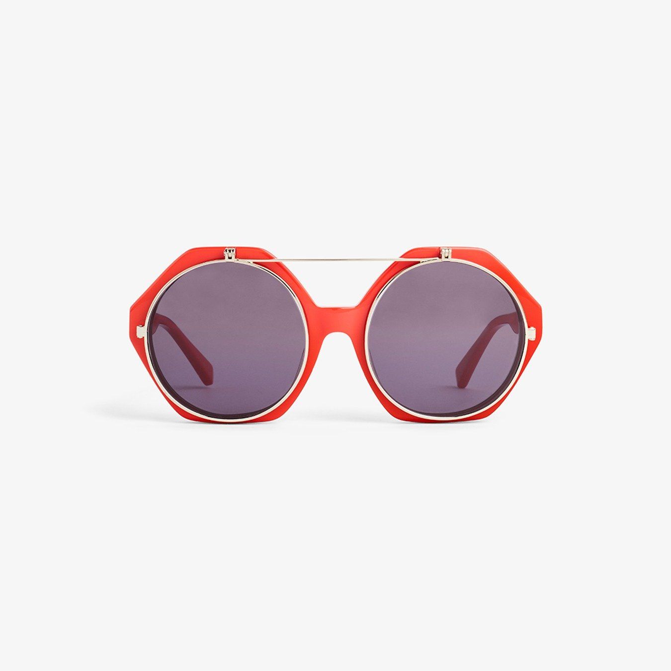 Flip Up Sunglasses - Red (6-11y)