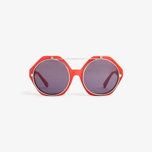 Flip Up Sunglasses - Red (6-11y)
