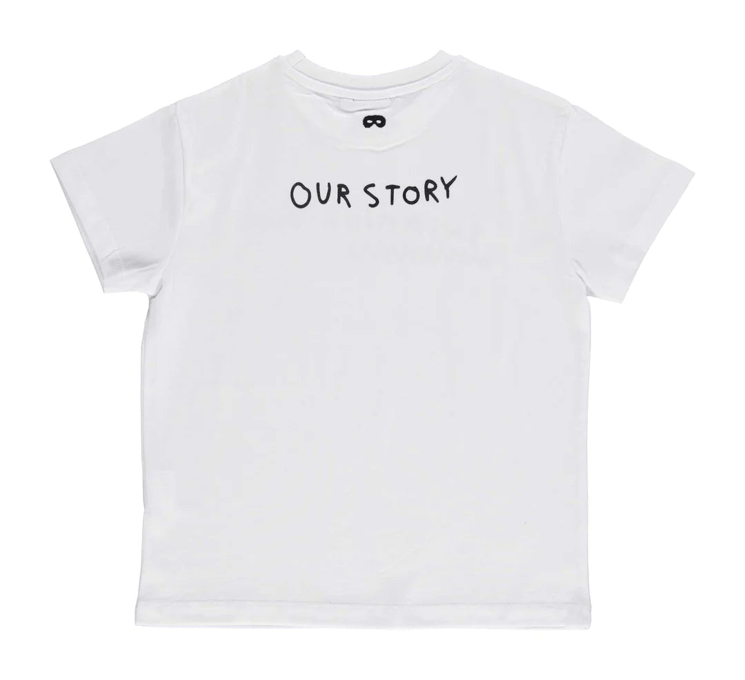 Classic White 'Swimming Club' T-shirt