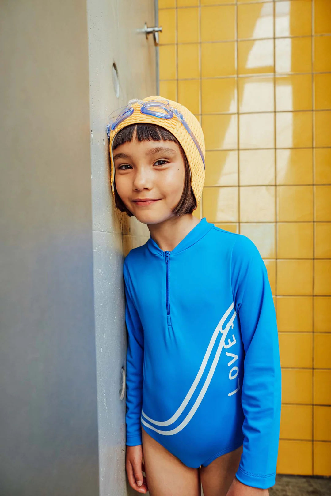 Blue Hero Long Sleeve Swimsuit