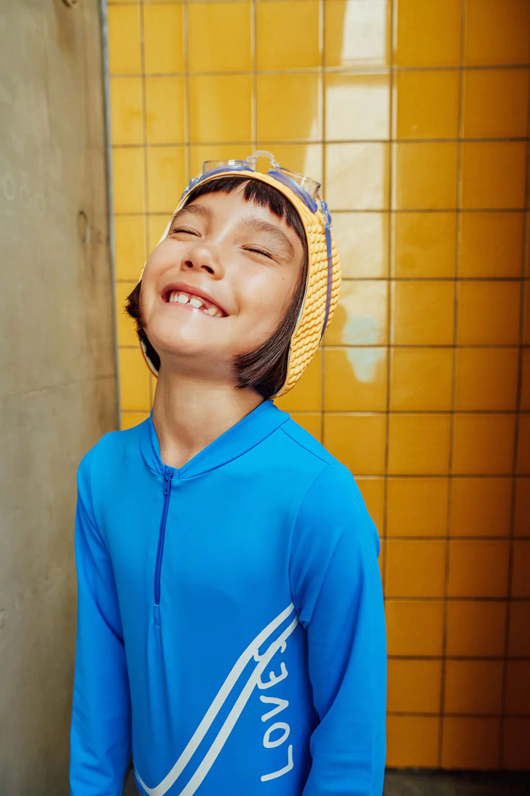 Blue Hero Long Sleeve Swimsuit
