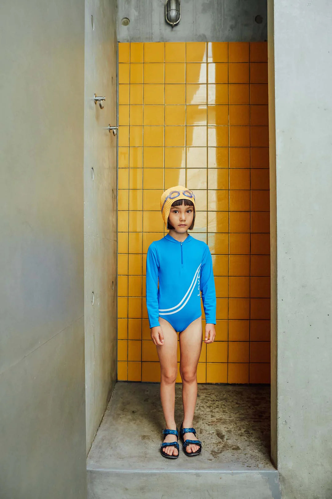 Blue Hero Long Sleeve Swimsuit