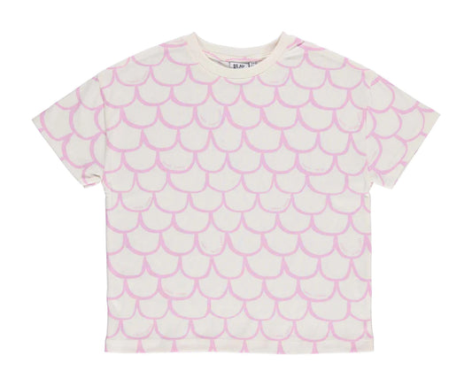 Pink Lavender Scales Relaxed Fit T-shirt