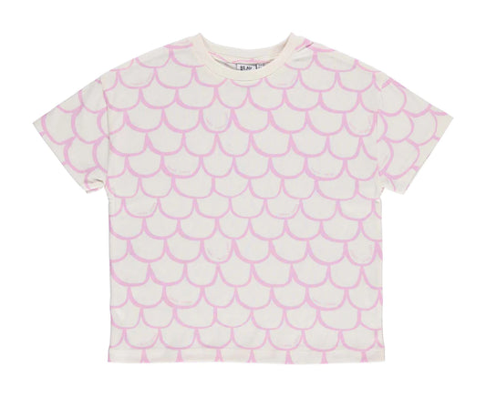 Pink Lavender Scales Relaxed Fit T-shirt