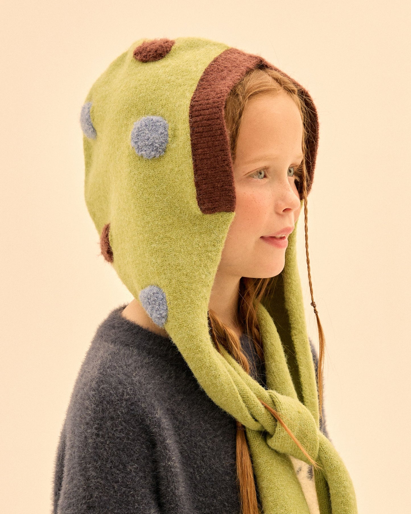 Pom-Pom Beanie Scarf