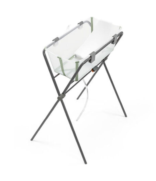 Stokke® Flexi Bath® Bundle Tub with Newborn Support & Stand - White
