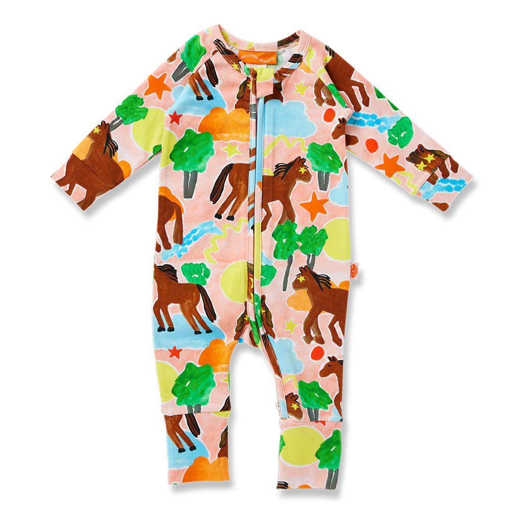 Giddy Up Long Sleeve Playsuit