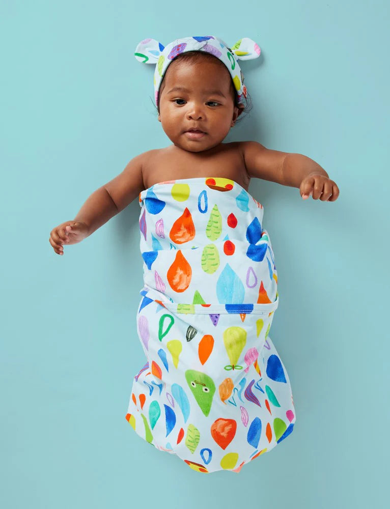 Sun Showers Blanket, Hat & Bib Set