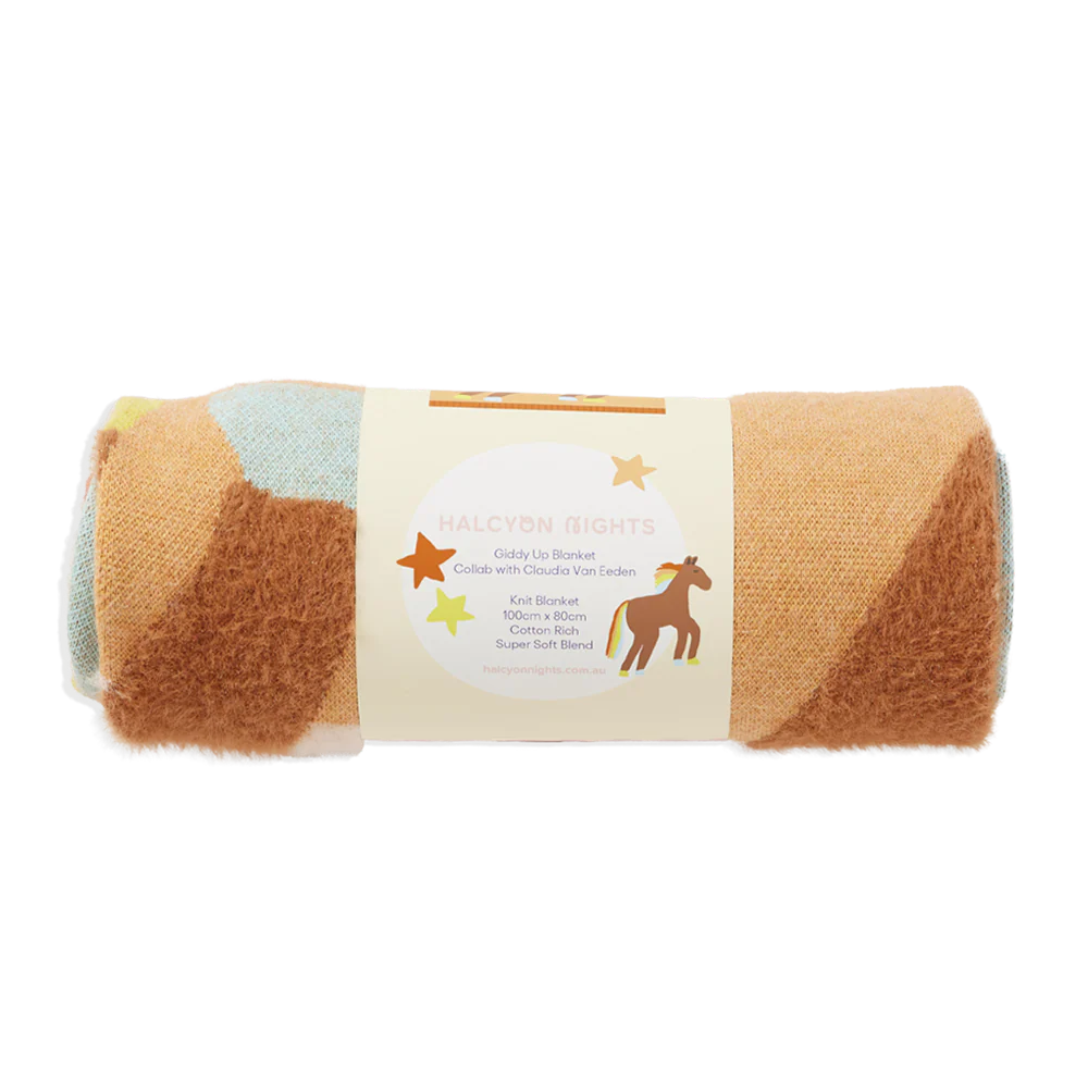 Giddy Up Knit Blanket