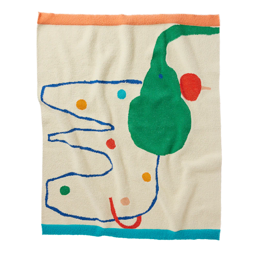 Happy Herd Knit Blanket