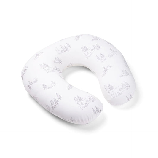 Softy Nursing Pillow - Bear Family Grey