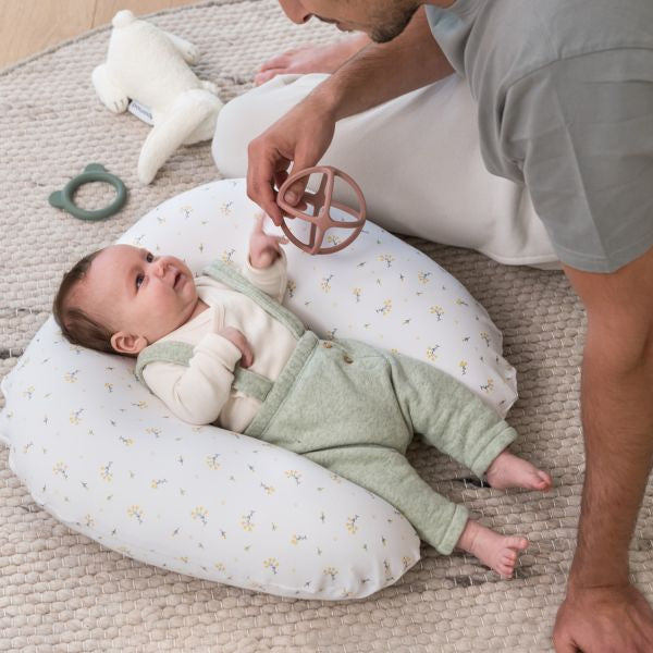 Softy Cotton Nursing Pillow - Flower Pink