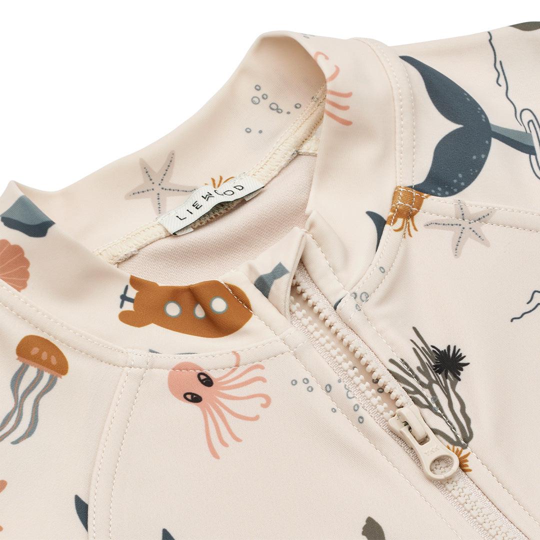Max Printed Swim Jumpsuit - Sea Creature