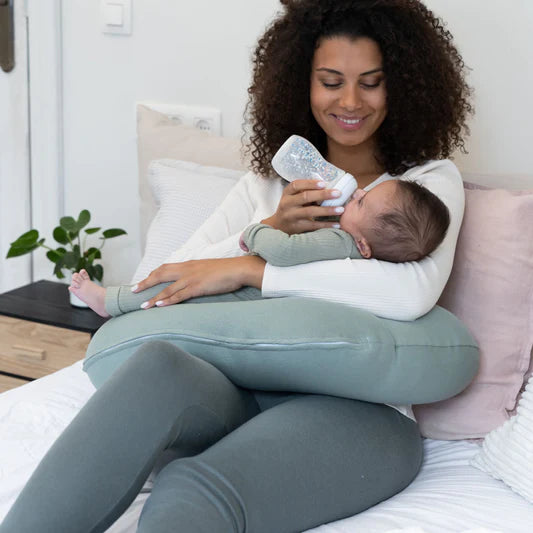 Buddy Classic Pregnancy & Nursing Pillow - Jersey Green