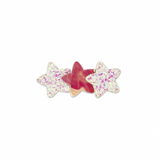 Glitter Stars Hair Clip