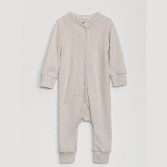 Baby Buttoned Playsuit - Shell