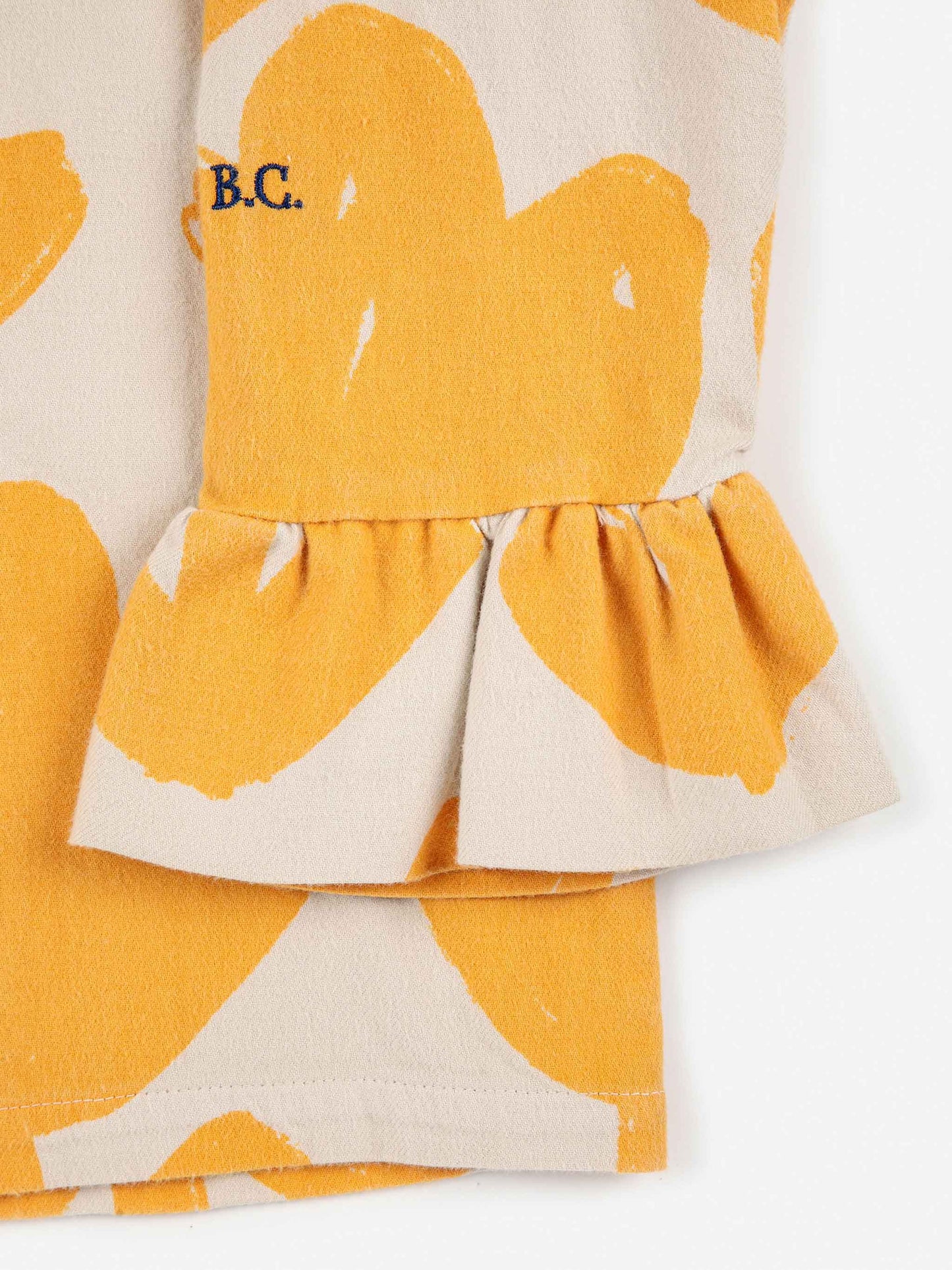 Big Flower Ruffle Blouse