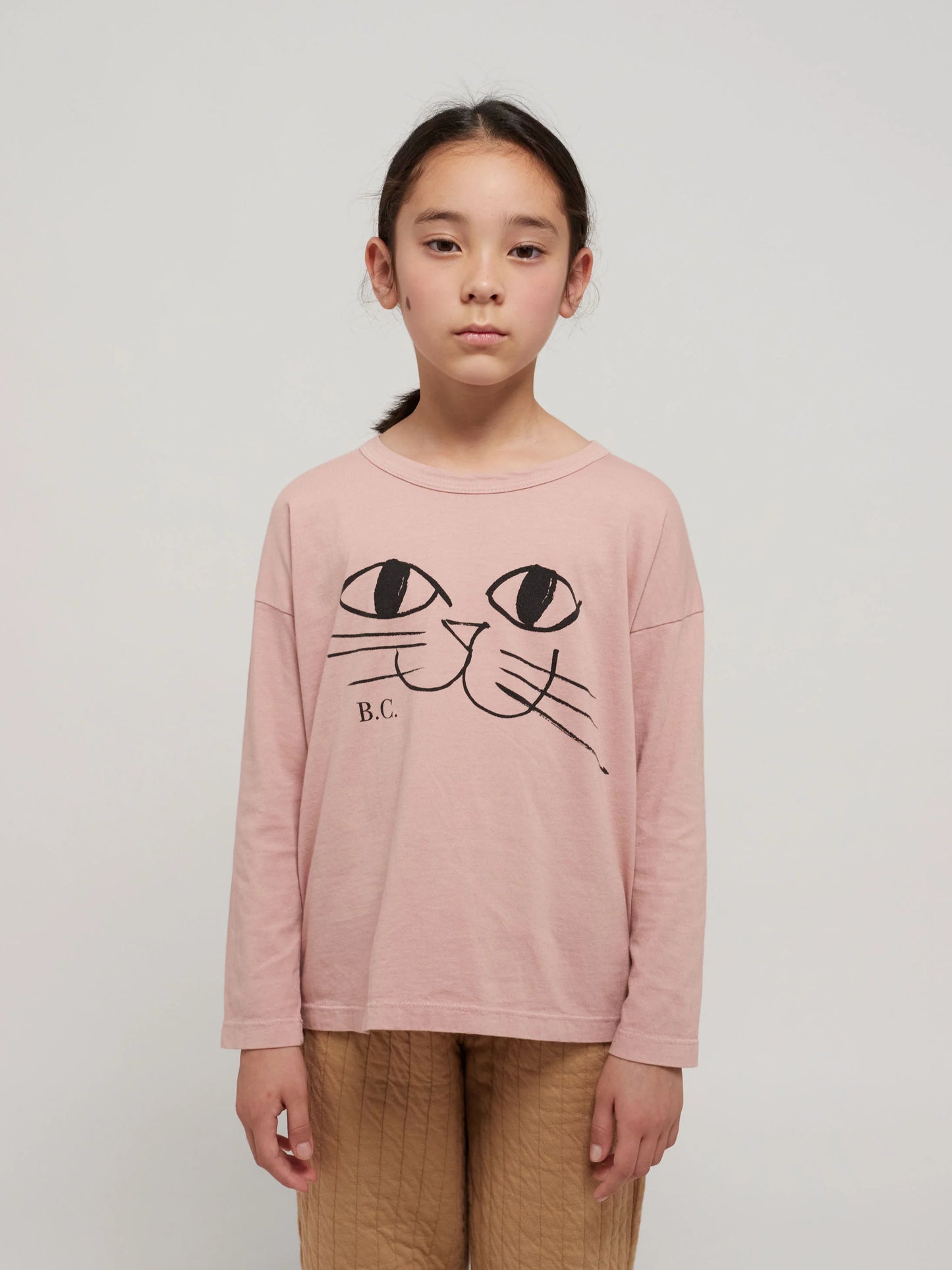 Smiling Cat Long Sleeve T-Shirt