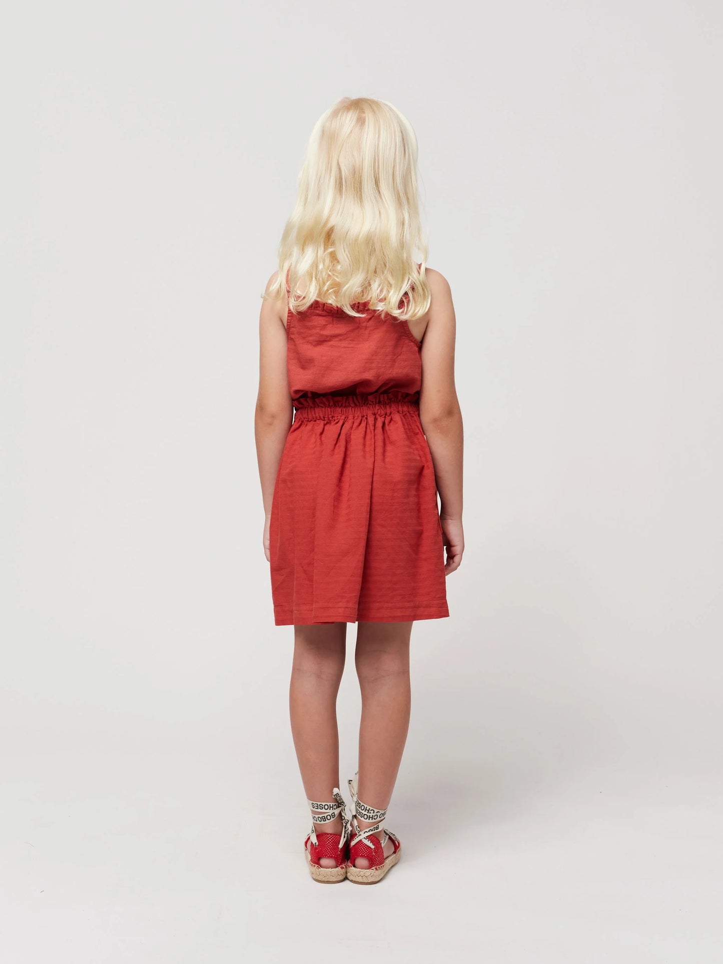 Tomato Pockets Woven Skirt