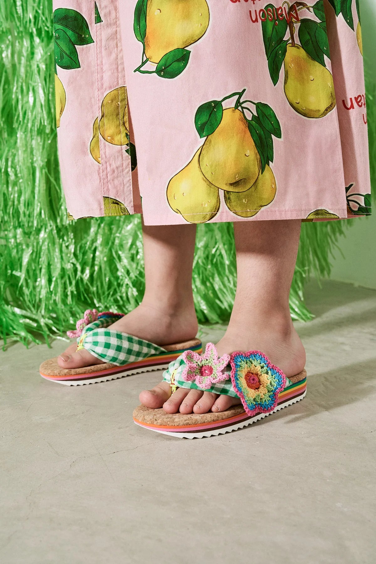 Ciruela Flowers Sandals