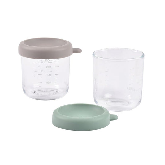 Glass Conservation Jars - 250ml - Set of 2 - Rain