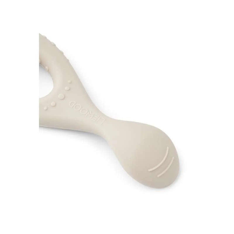 Liva Silicone Spoon 4-Pack - Sandy multi mix