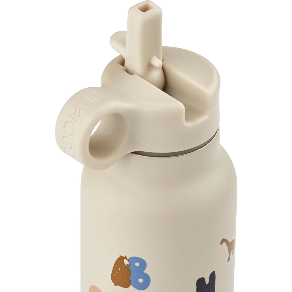 Falk Water Bottle 350ml - Alphabet / Sandy