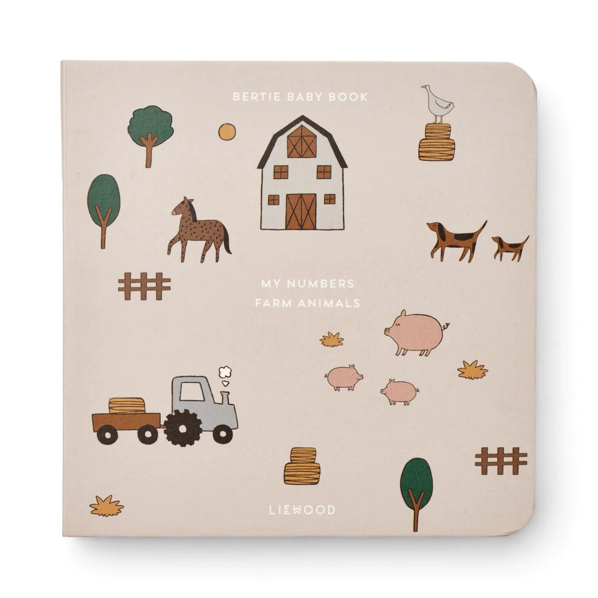 Bertie Baby Book - Farm / Sandy