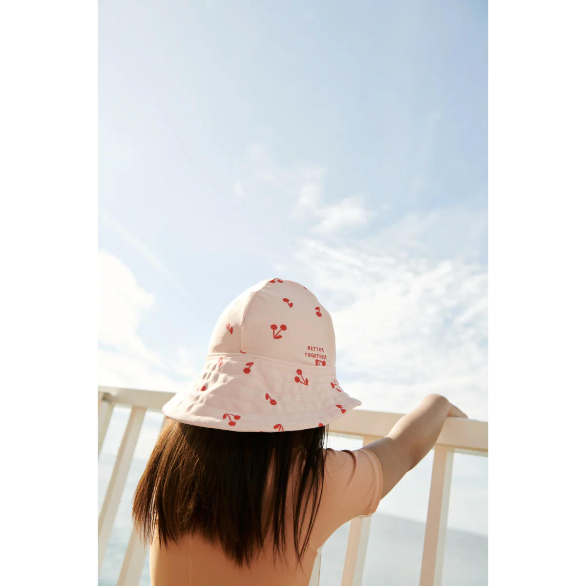 Josefine Sun Hat - Cherries / Apple blossom