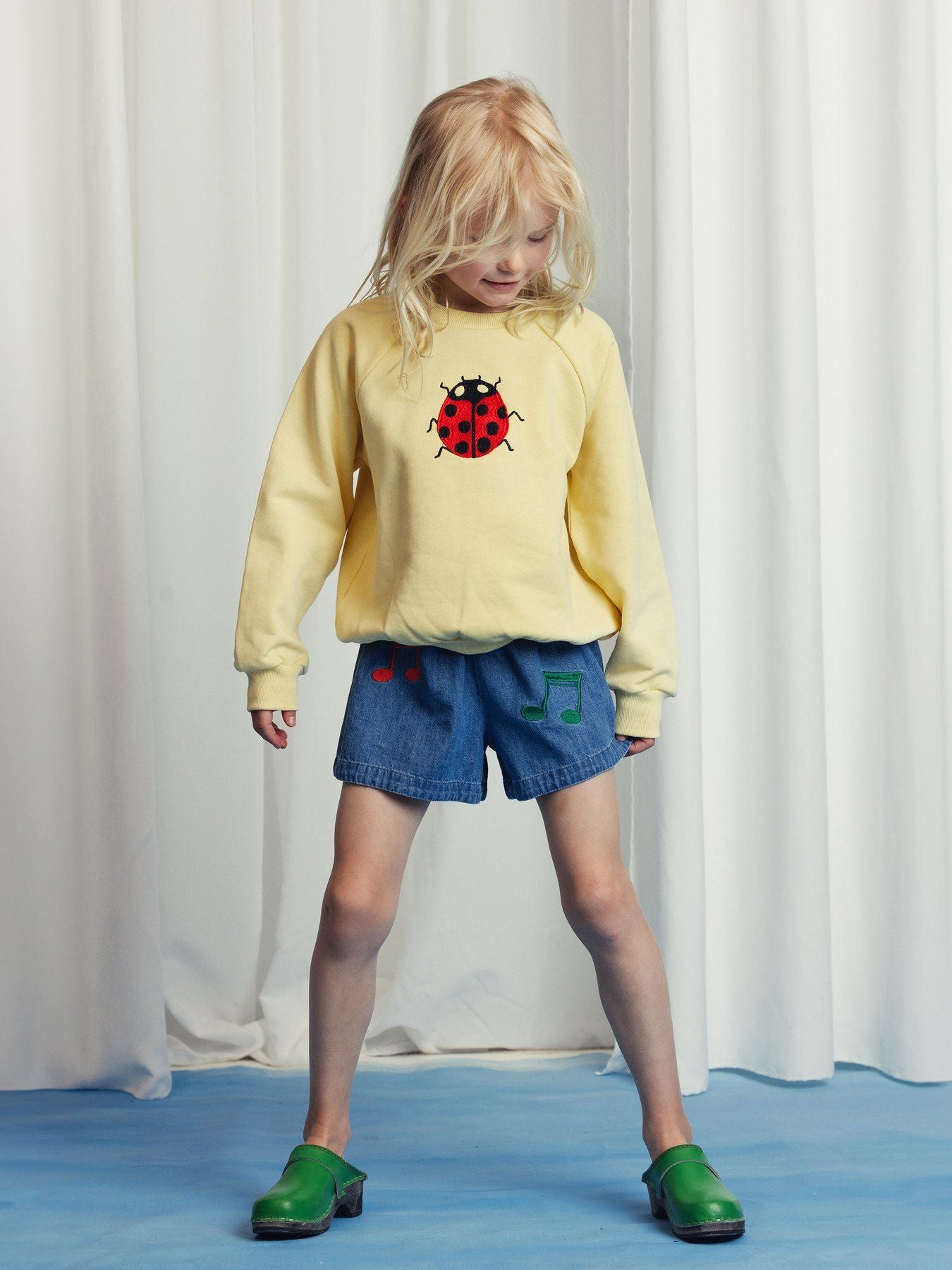 Note Denim Shorts