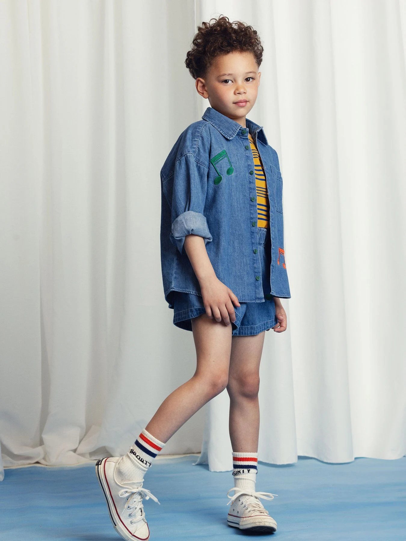 Note Denim Shorts