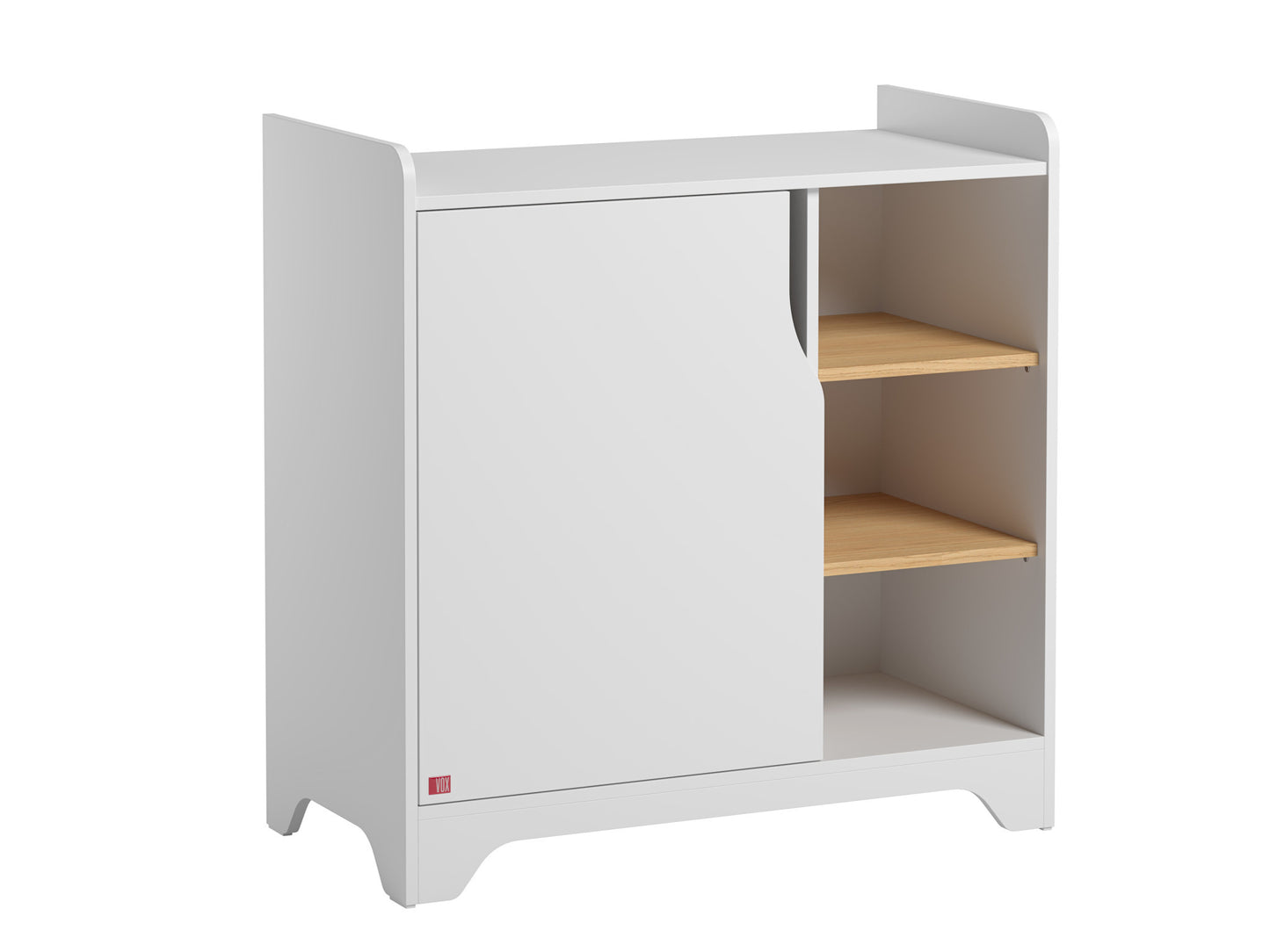 Leaf Dresser With Changer - White/Oak
