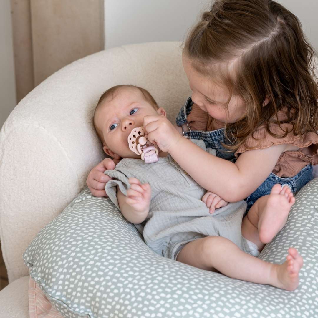 Softy Cotton Nursing Pillow - Cloudy Khaki