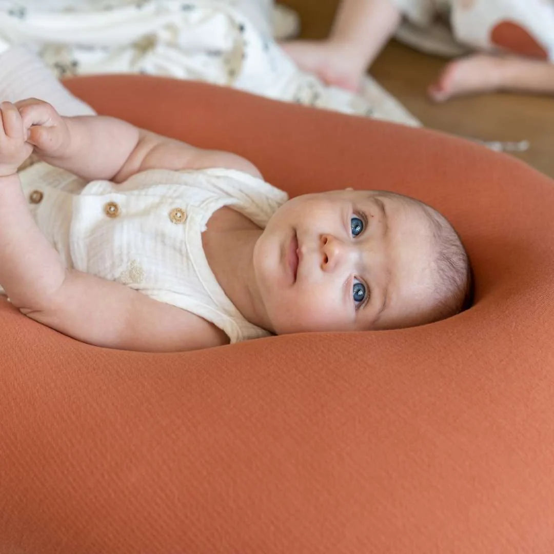 Buddy Pregnancy & Nursing Pillow - Tetra Jersey Terracotta