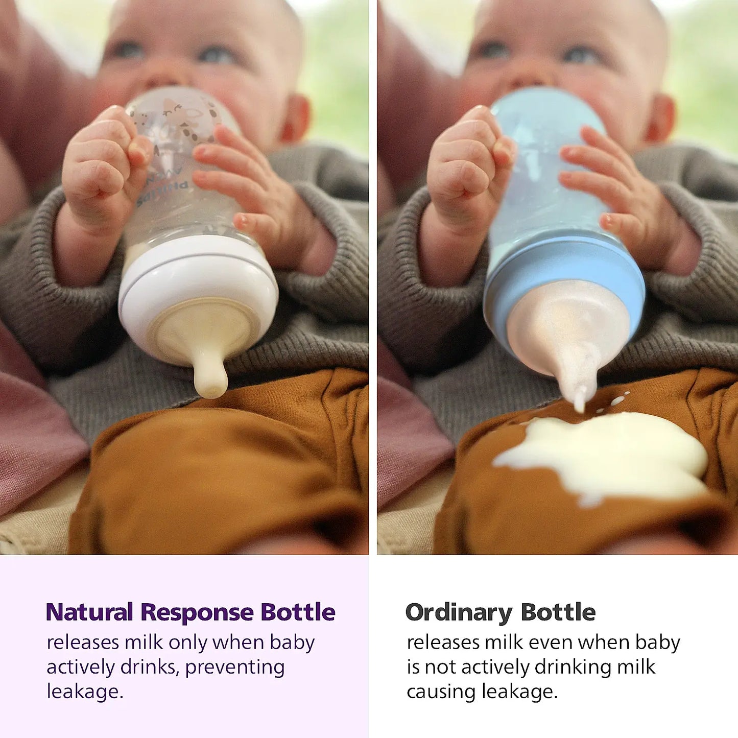 Natural Response Feeding bottle 260ml - Single Pack - Koala (SCY903/67)