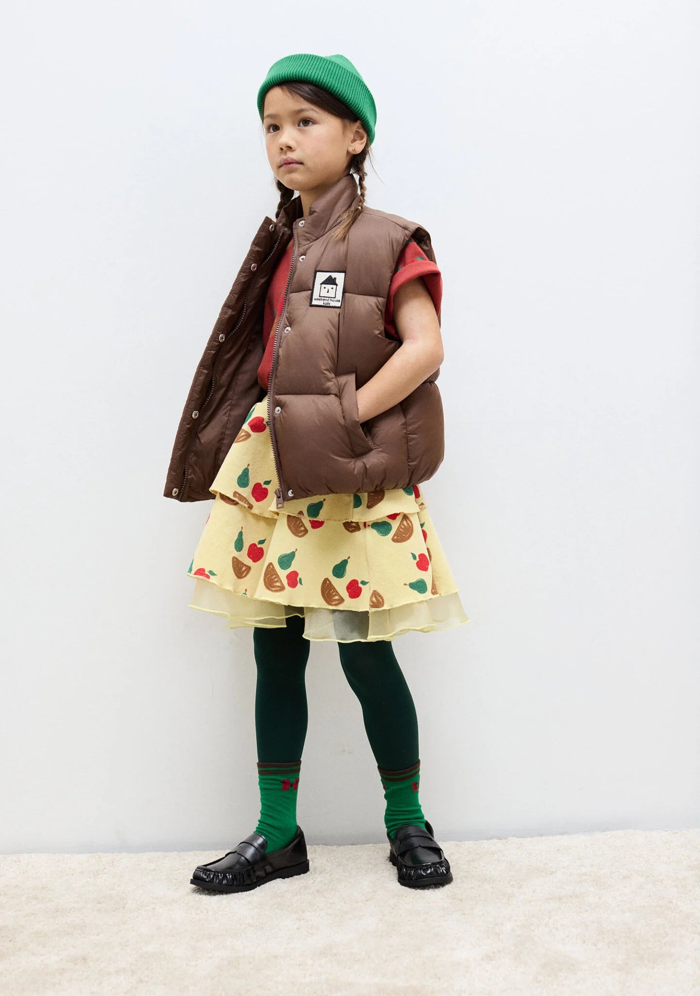 Brown Puffer Vest