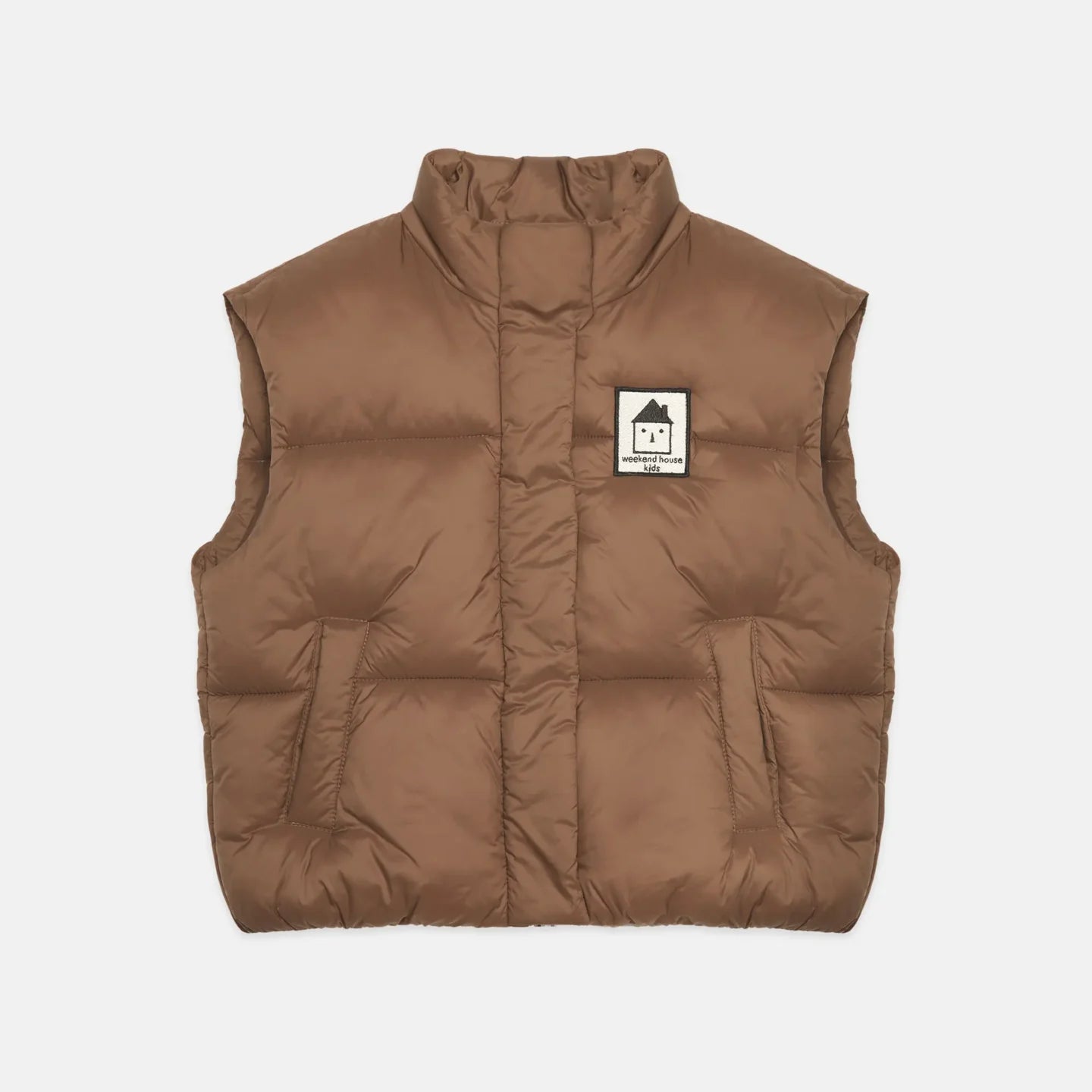 Brown Puffer Vest