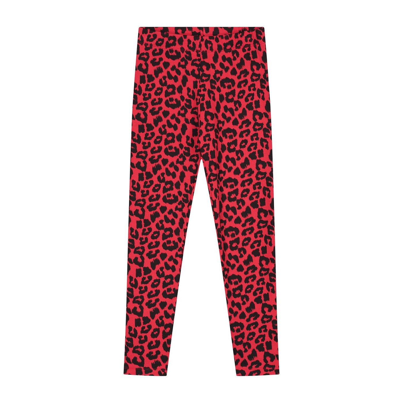 Leopard Leggings - Red