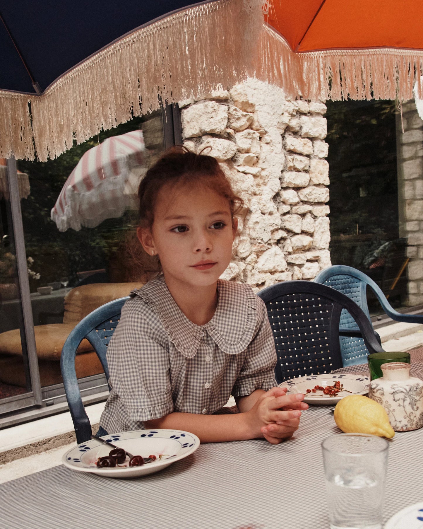 Bardot Gingham Blouse