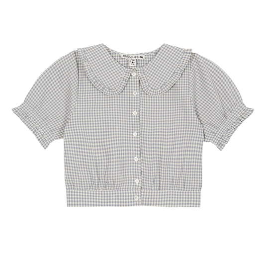 Bardot Gingham Blouse