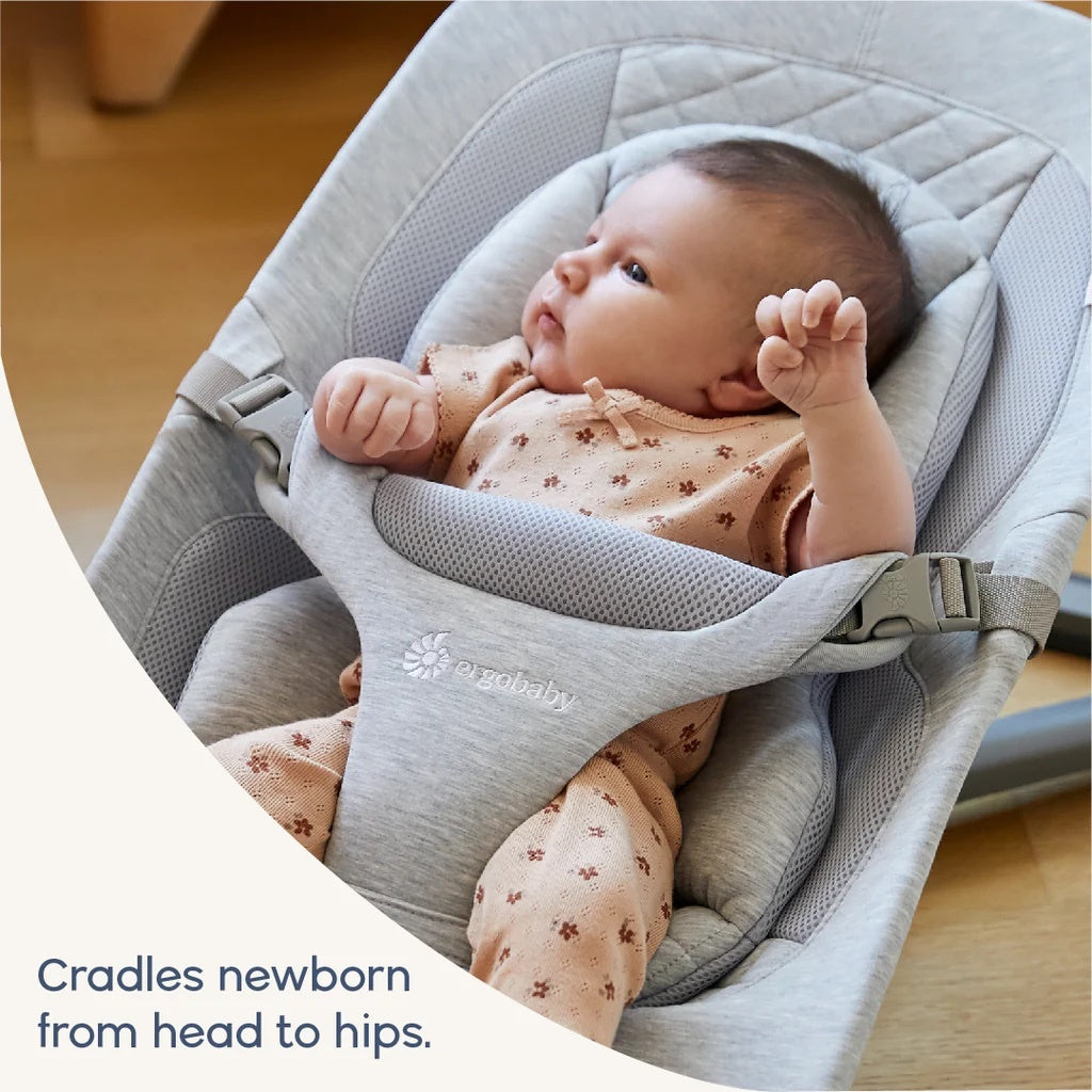 Evolve 3-in-1 Baby Bouncer - Charcoal Grey