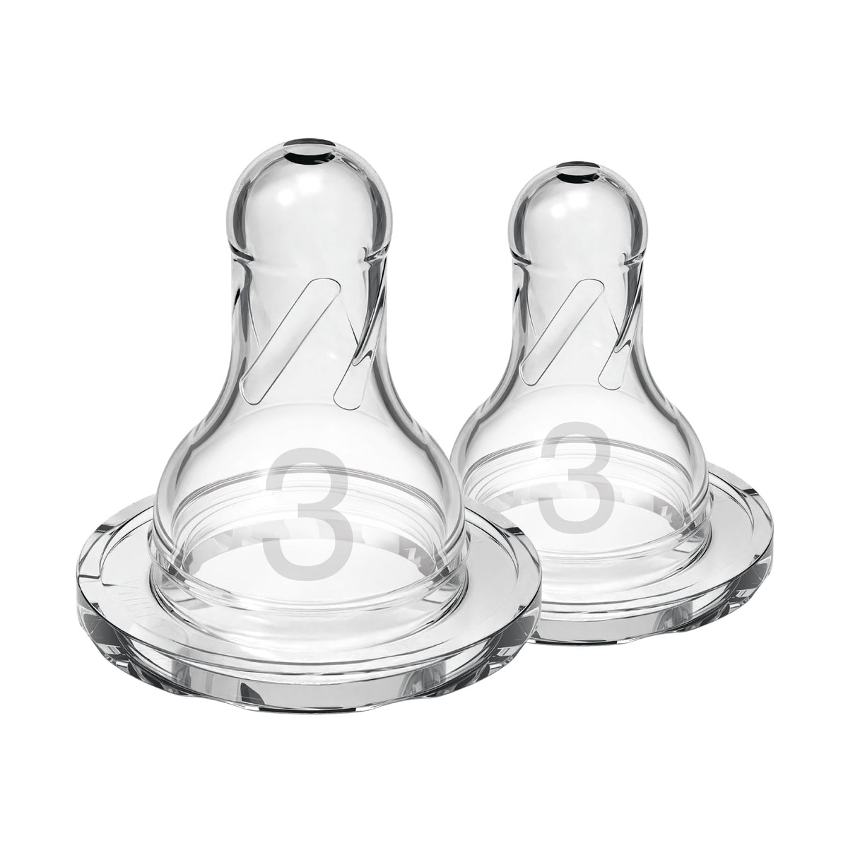 Narrow Level 3 Nipples 6m+, 2 pack