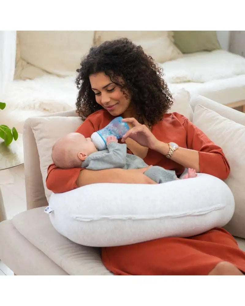 Buddy Pregnancy & Nursing Pillow - Chine White