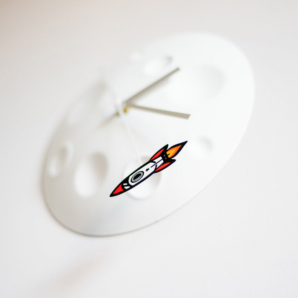Rocket Moon Clock