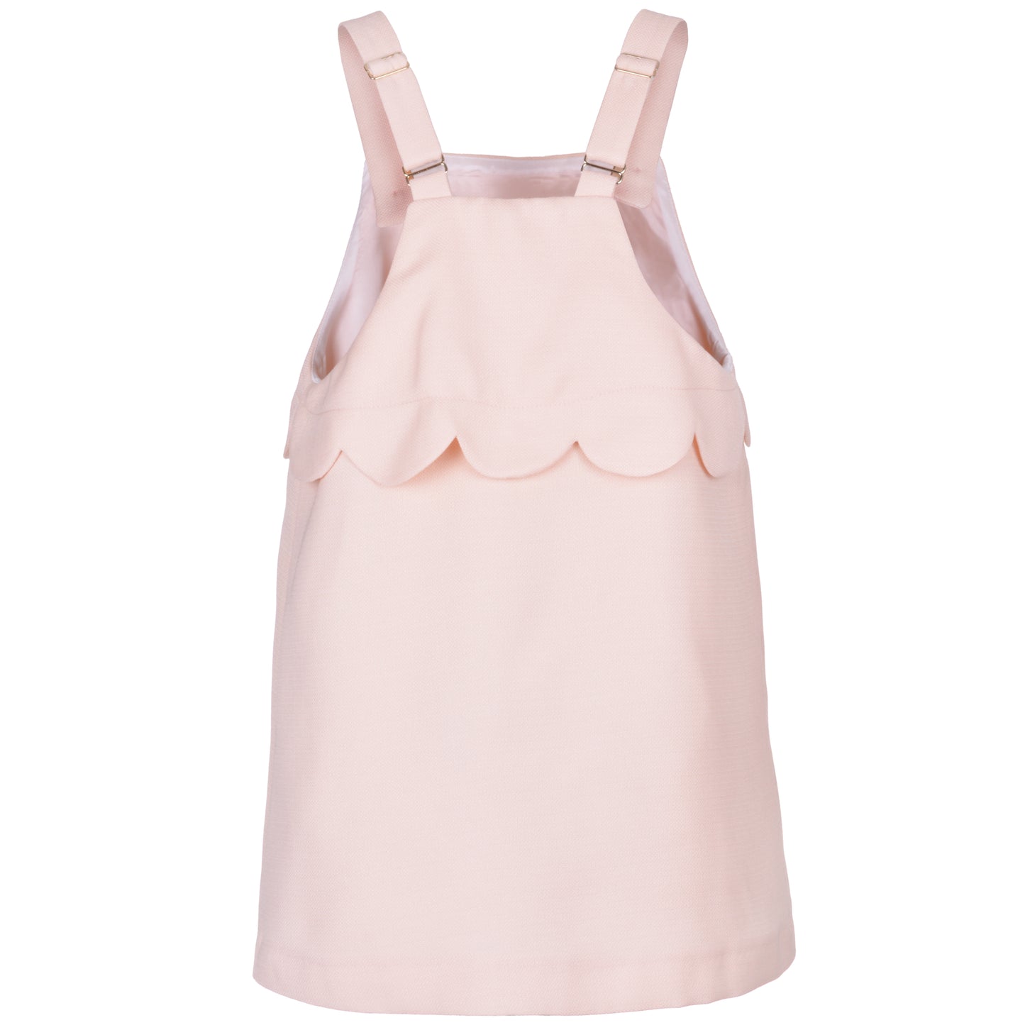 Scalloped Pinafore Dress
