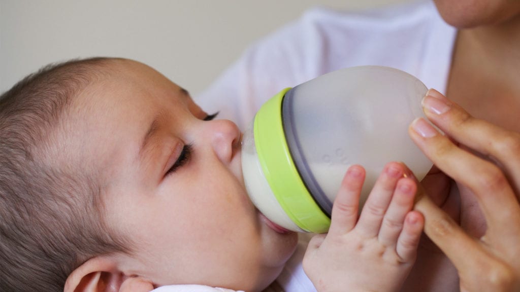 Baby Bottle Green, Double, 150ml