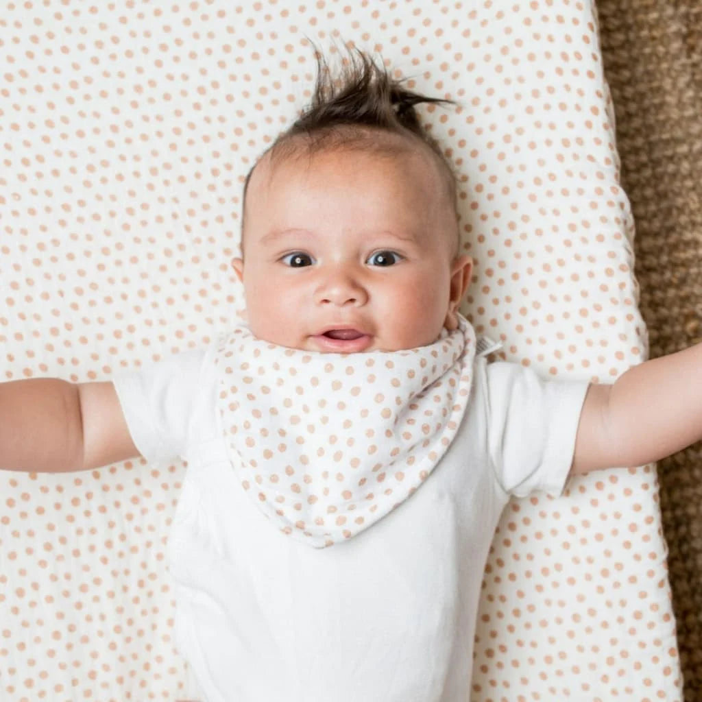 Bandana Bibs, Pack of 2 - Wildflowers/Dots