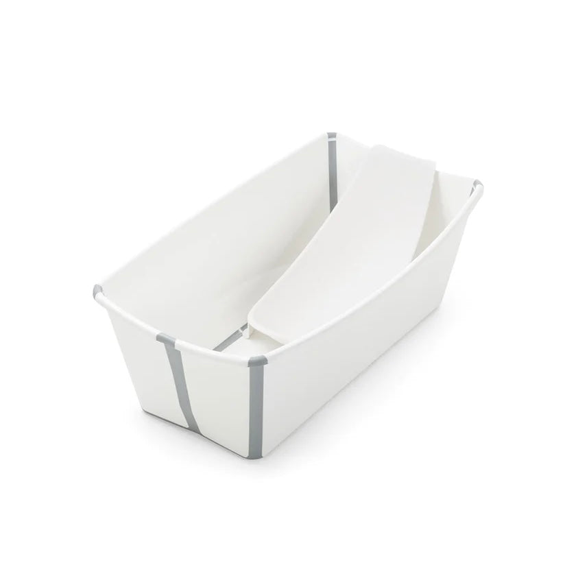 Stokke® Flexi Bath® Bundle Tub with Newborn Support & Stand - White